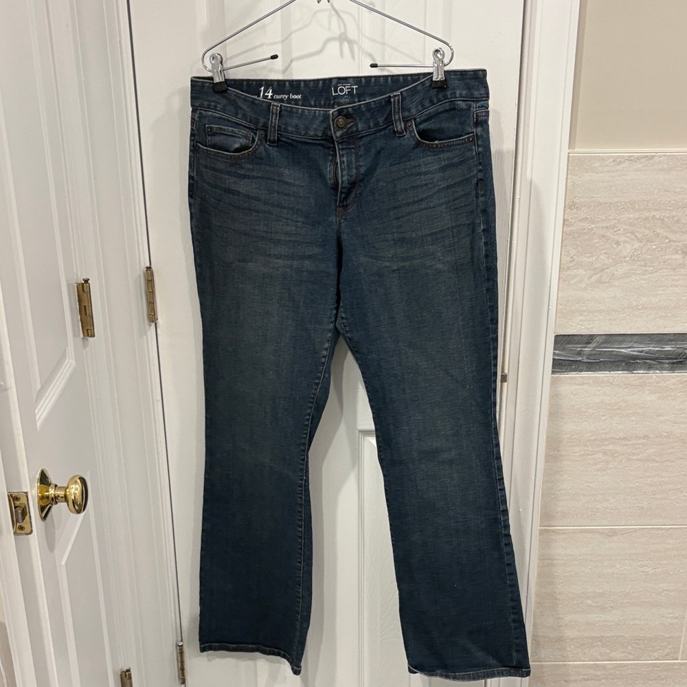 LOFT Women's Deep Indigo Boot Cut Jeans